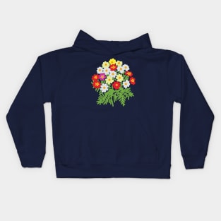 Floral Art Flowers and Ferns for Mothers Day Kids Hoodie